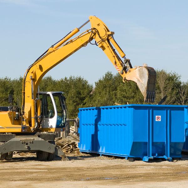 what size residential dumpster rentals are available in Spring Hill IA